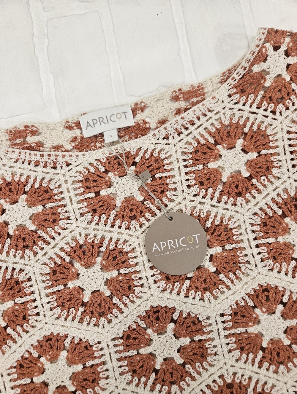 Cotton Blend Crochet Top - Picture 4 of 6